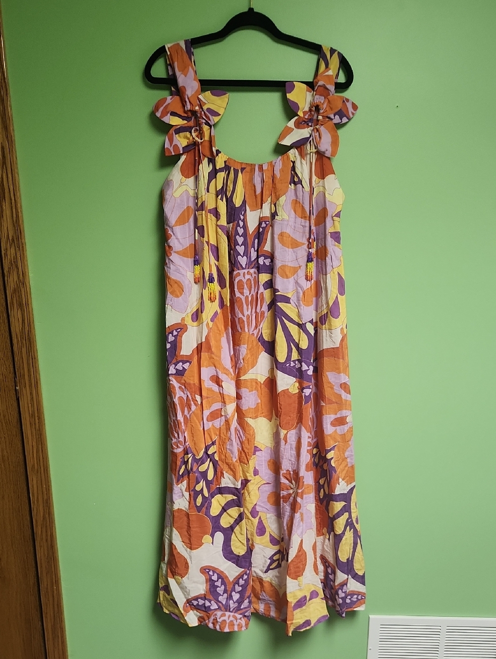 Farm Rio Lee Floral Sleeveless Dress